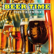 Beer Time 2025 Square Wall Calendar