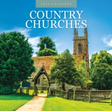 Country Churches 2025 Square Wall Calendar