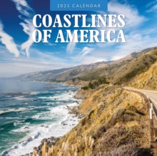 Coastlines of America 2025 Square Wall Calendar