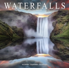 Waterfalls Calendar 2025 Square Scenic Wall Calendar - 16 Month