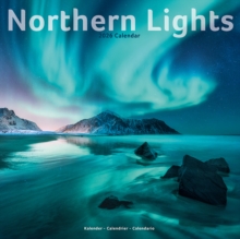 Avonside Publishing Ltd Northern Lights Calendar 2026 Square Travel Wall Calendar - 16 Month