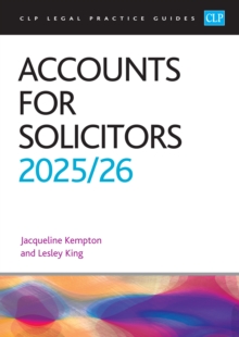 Accounts for Solicitors 2025/26 : Legal Practice Course Guides (LPC)