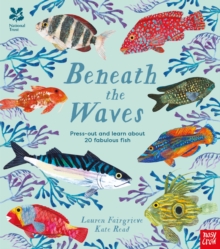 Nosy Crow Ltd National Trust, Beneath The Waves , Press Out And Learn About 20 Fabulous Fish
