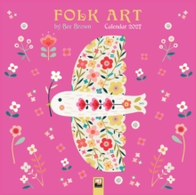 Folk Art by Bee Brown Wall Calendar 2027 (Art Calendar)