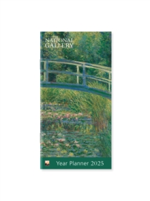 National Gallery: Monet, The Water-Lily Pond 2025 Year Planner - Month to View