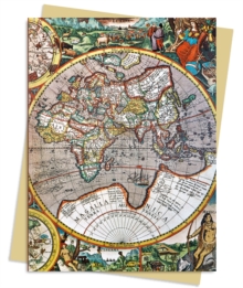 Pieter van den Keere: Antique Map Greeting Card Pack : Pack of 6