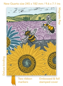 Kate Heiss: Sunflower Fields (Foiled Quarto Journal)