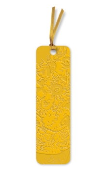 Vincent van Gogh: Sunflowers Artisan Art Vegan Leather Bookmarks (pack of 10)