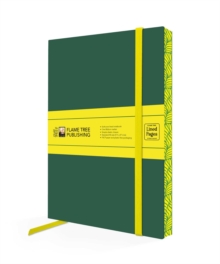 Racing Green & Neon Yellow Artisan Paperback Notebook