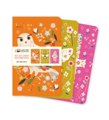 Bee Brown Set of 3 Mini Notebooks
