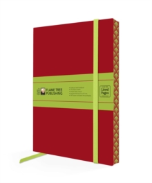 Ruby Red & Sage Green Artisan Paperback Notebook