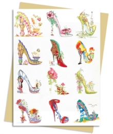 Sally King Design: The Art of the Shoe Greeting Card Pack : Pack of 6