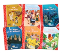 Jolly Phonics Folktales Red Readers (Level 1) Complete Set (1-6) : in Precursive Letters (British English edition)