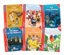 Jolly Phonics Folktales Red Readers (Level 1) Complete Set (1-6) : In Print Letters (American English edition)