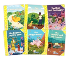 Jolly Phonics Folktales Yellow Readers (Level 2) Complete Set (1-6) : in Precursive Letters (British English edition)