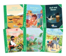 Jolly Phonics Folktales Green Readers (Level 3) Complete Set (1-6) : in Precursive Letters (British English edition)