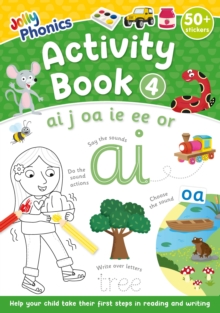 Jolly Phonics Activity Book 4 : in Precursive Letters (British English edition)