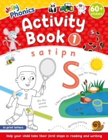 Jolly Phonics Activity Book 1 : in Print Letters (American English edition)