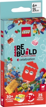 LEGO Books: ReBuild Activity Cards: Celebration (with over 30 activity cards and 25 LEGO elements)