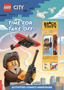 Michael O'Mara Books Ltd Lego City, Time For Take-Off! Activity Book (with Freddie Flyer Minifigure And Toy Plane Mini-build)