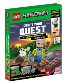 Minecraft: Craft Your Quest A Choose-Your-Path Experience (With Exclusive Minifigure, Pieces, Play Scene, Poster, Book And Stickers) Lego
