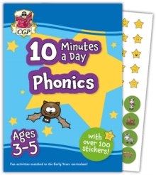 10 Minutes a Day Phonics for Ages 3-5 (with reward stickers)