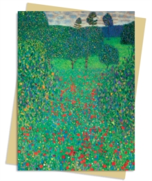 Gustav Klimt: Poppy Field Greeting Card Pack : Pack of 6