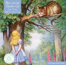 Adult Sustainable Jigsaw Puzzle Alice and the Cheshire Cat : 1000-pieces. Ethical, Sustainable, Earth-friendly