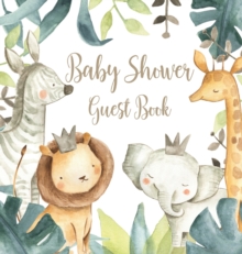 Safari Baby Shower Guest Book (Hardcover)