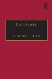Jane Owen : Printed Writings 1500-1640: Series I, Part Two, Volume 9, Hardback Book Jane Owen : Printed Writings 1500-1640: Series I, Part Two, Volume 9, Hardback Book
