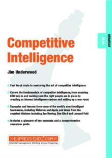 Competitive Intelligence : Strategy 03.09, Paperback / softback Book Competitive Intelligence : Strategy 03.09, Paperback / softback Book