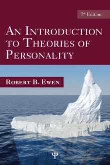 An Introduction to Theories of Personality : 7th Edition, Hardback Book An Introduction to Theories of Personality : 7th Edition, Hardback Book