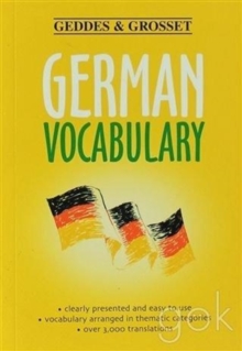 German Vocabulary, Paperback Book German Vocabulary, Paperback Book