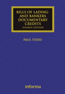 Bills of Lading and Bankers' Documentary Credits, Hardback Book Bills of Lading and Bankers' Documentary Credits, Hardback Book