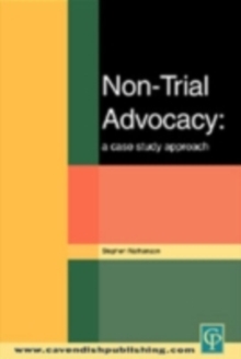 Non-Trial Advocacy