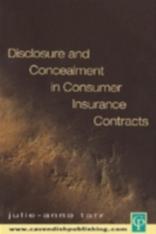 Disclosure and Concealment in Consumer Insurance Contracts