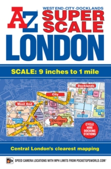 Super Scale London Street Atlas, Paperback Book Super Scale London Street Atlas, Paperback Book