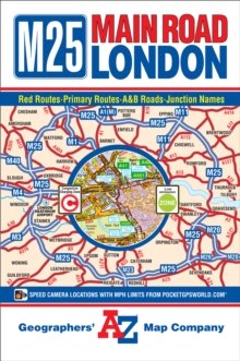 M25 Main Road Map of London, Sheet map, folded Book M25 Main Road Map of London, Sheet map, folded Book