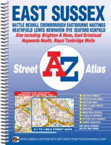 East Sussex Street Atlas, Spiral bound Book East Sussex Street Atlas, Spiral bound Book