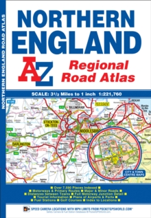 Northern England Regional Road Atlas, Paperback Book Northern England Regional Road Atlas, Paperback Book