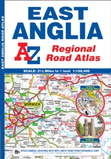 East Anglia Regional Road Atlas, Paperback Book East Anglia Regional Road Atlas, Paperback Book