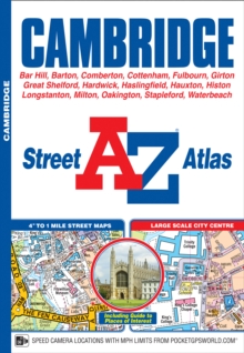 Cambridge Street Atlas, Paperback Book Cambridge Street Atlas, Paperback Book