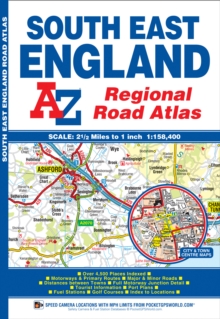 South East England Regional Road Atlas, Paperback Book South East England Regional Road Atlas, Paperback Book