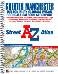 Greater Manchester Street Atlas, Spiral bound Book Greater Manchester Street Atlas, Spiral bound Book