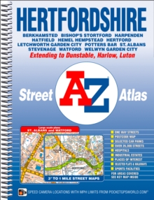 Hertfordshire Street Atlas, Spiral bound Book Hertfordshire Street Atlas, Spiral bound Book