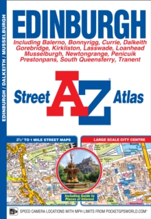 Edinburgh Street Atlas, Paperback Book Edinburgh Street Atlas, Paperback Book