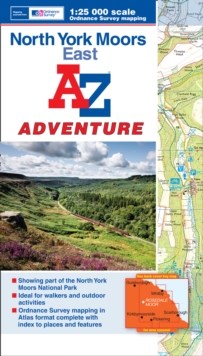 North York Moors (East) Adventure Atlas, Paperback Book North York Moors (East) Adventure Atlas, Paperback Book