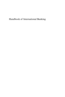 Handbook of International Banking