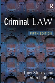 Criminal Law, Paperback Book Criminal Law, Paperback Book