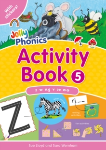 Jolly Phonics Activity Book 5 : In Precursive Letters (British English edition)